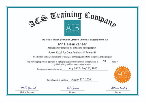 Power Excel For Data Analytics & Power B