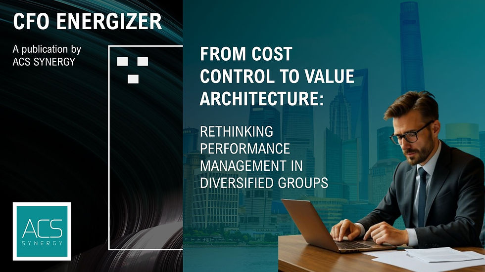 From Cost Control to Value Architecture