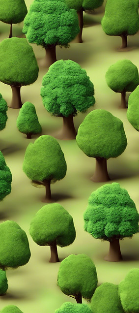 busches and trees are green and make the ground brown.jpg