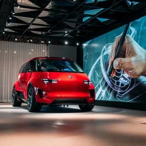 Unveiling Porsche's Futuristic Minibus Prototype: Vision Renndienst Makes its Asian Debut at Porsche Studio Singapore