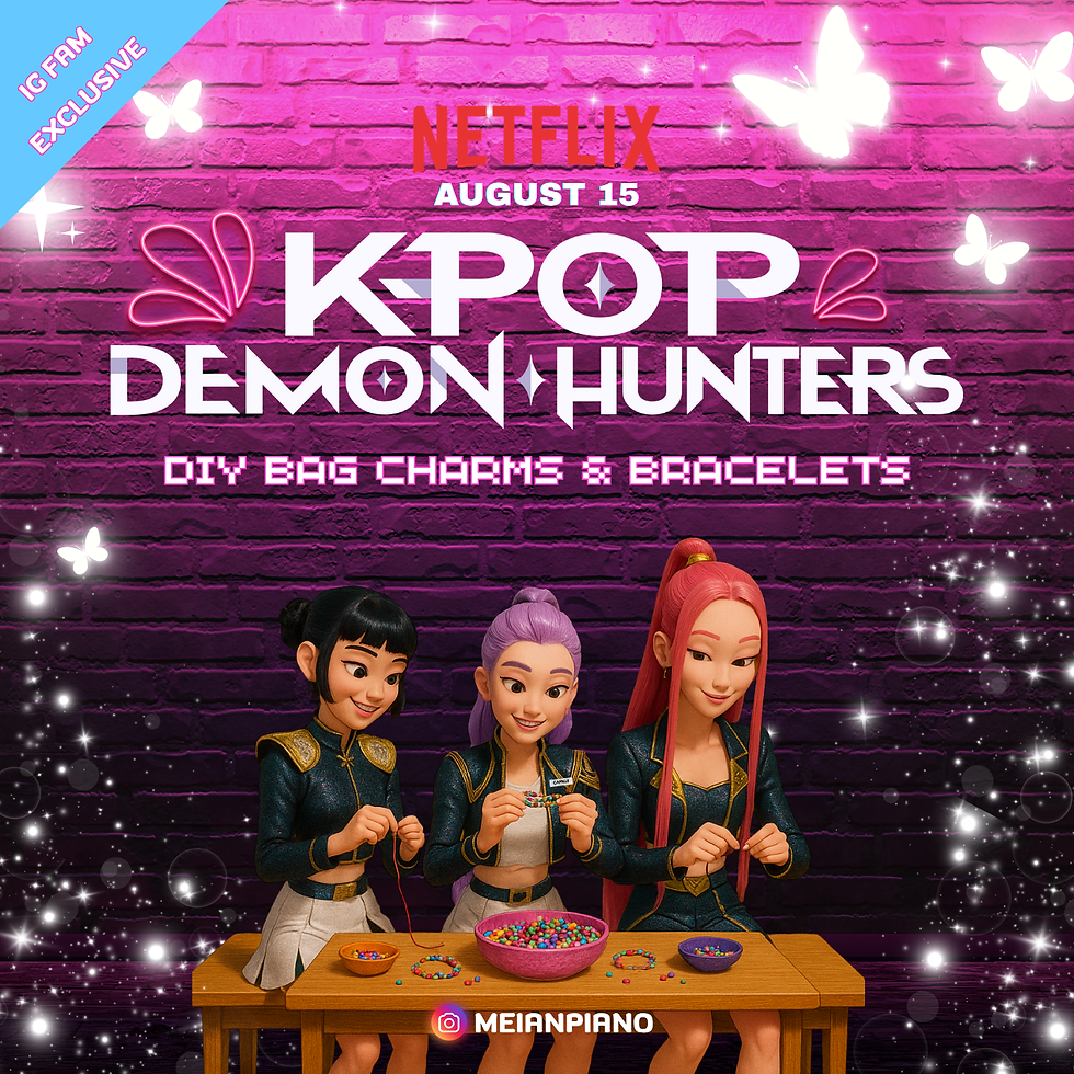(Kids welcome)KPOP DEMON HUNTERS & CHARMS FINALE