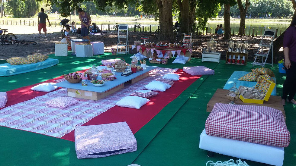 Miniatura: Decoração de picnic tradicional