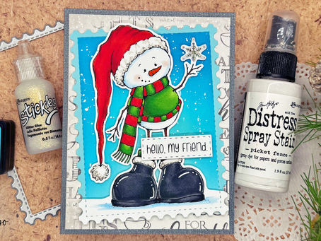 Snowbert Says, “Hello, My Friend!” ☃️