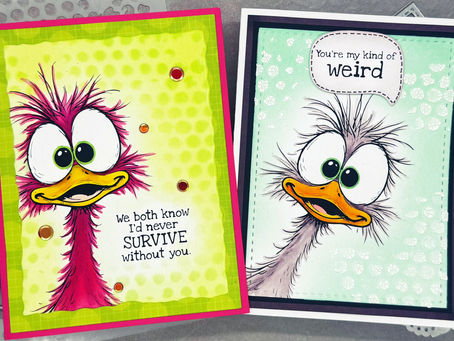 Stenciling with a Little Weirdo