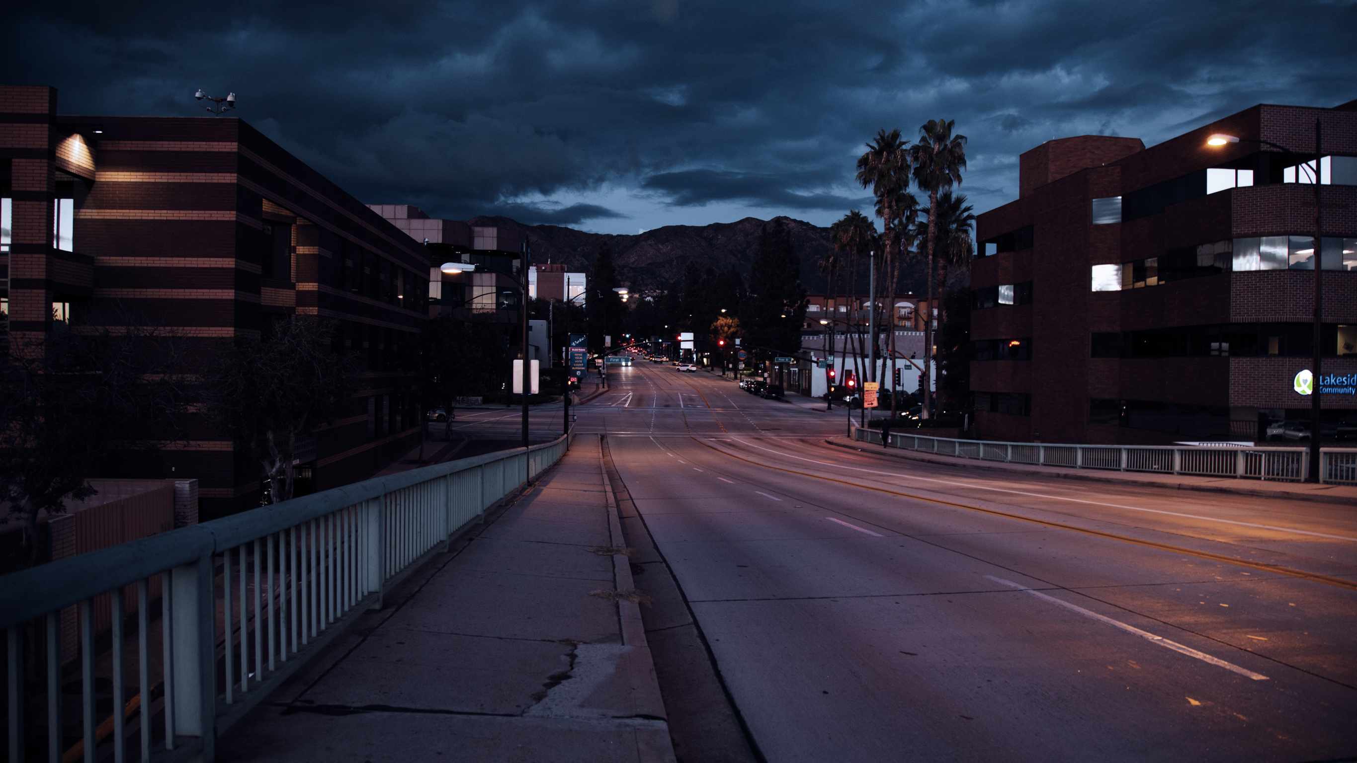 Nightfall in Burbank
