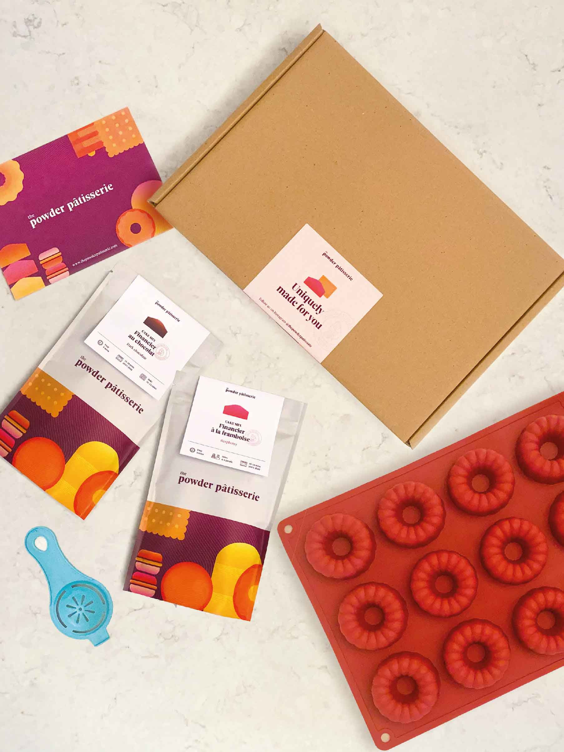 Baking starter kit (including new silicone mould)