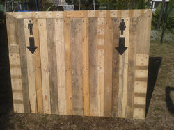 création tête de lit en palette