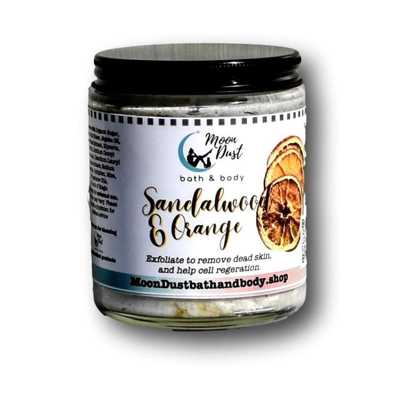 Sandalwood and Orange Whipped Body Scrub