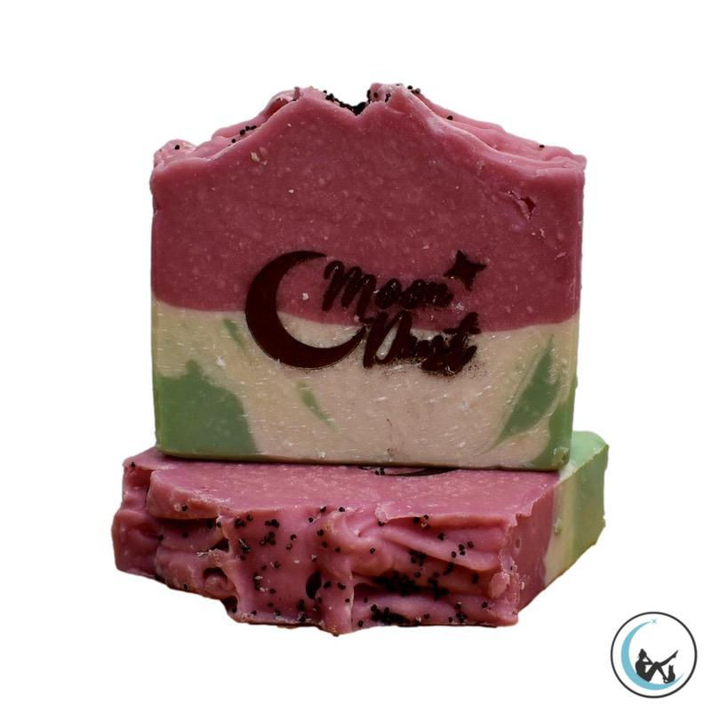 Watermelon Handcrafted soap front view