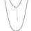 Miniatura: Elegante zirkonia ketting van 925 sterling zilver bling-it
