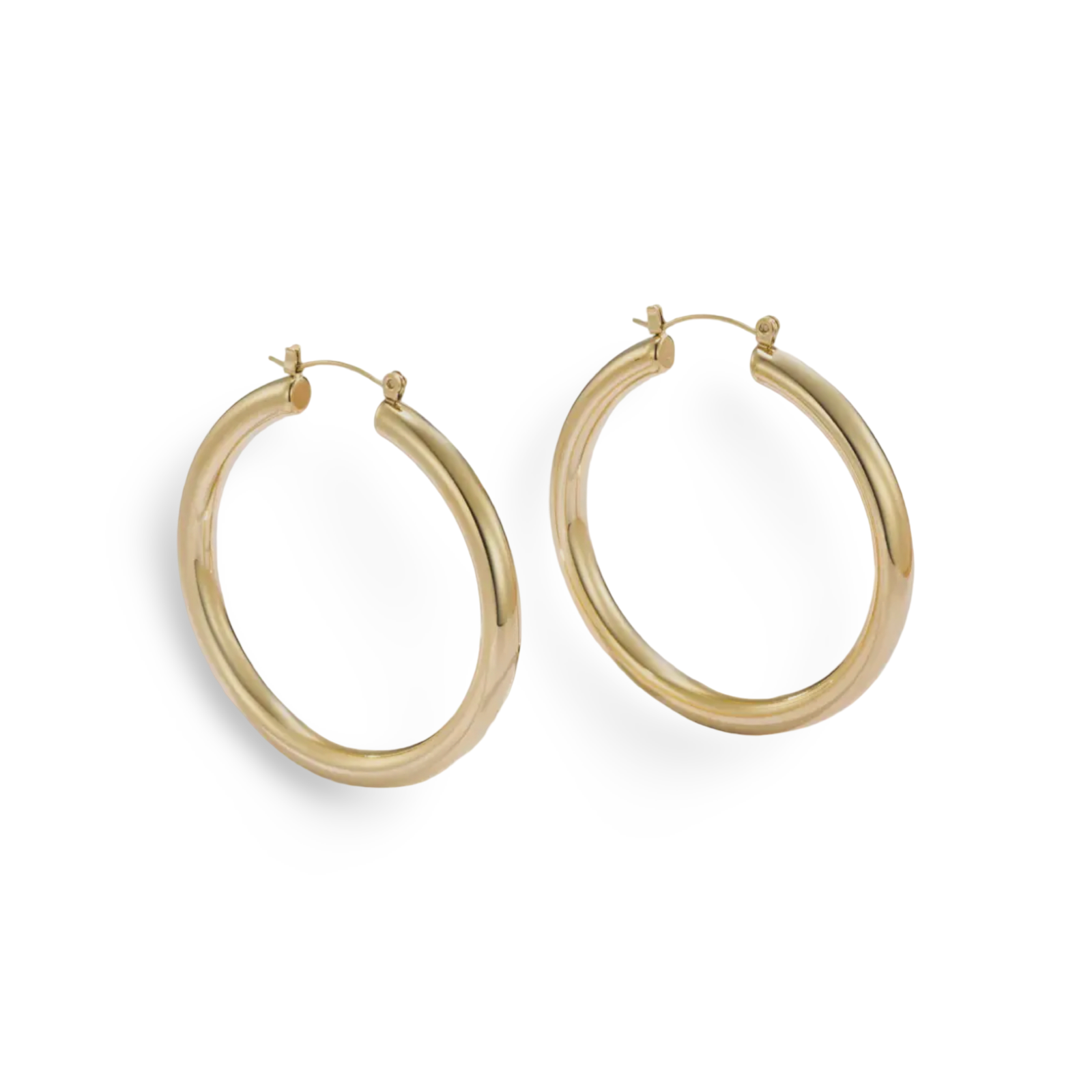 Oorringen stainless steel 5cm 