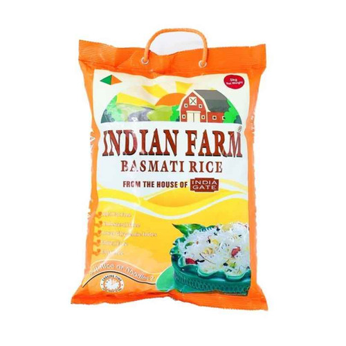 Okam Rice INDIAN FARM BASMATI RICE 5KG PLU-1052337 | MCQ Supermarket