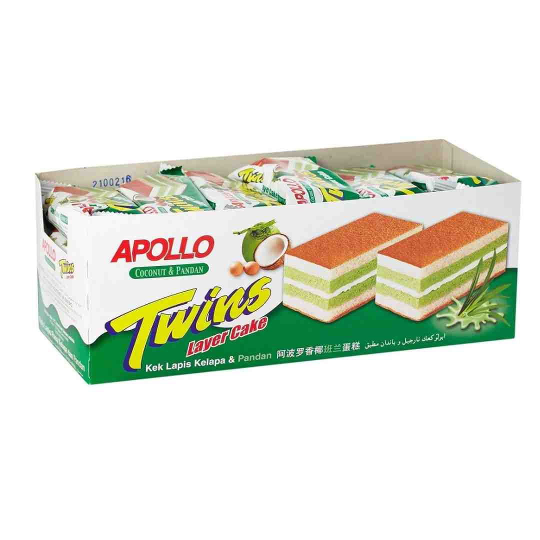 APOLLO LAYER CAKE COCONUT PANDAN 18G*24S