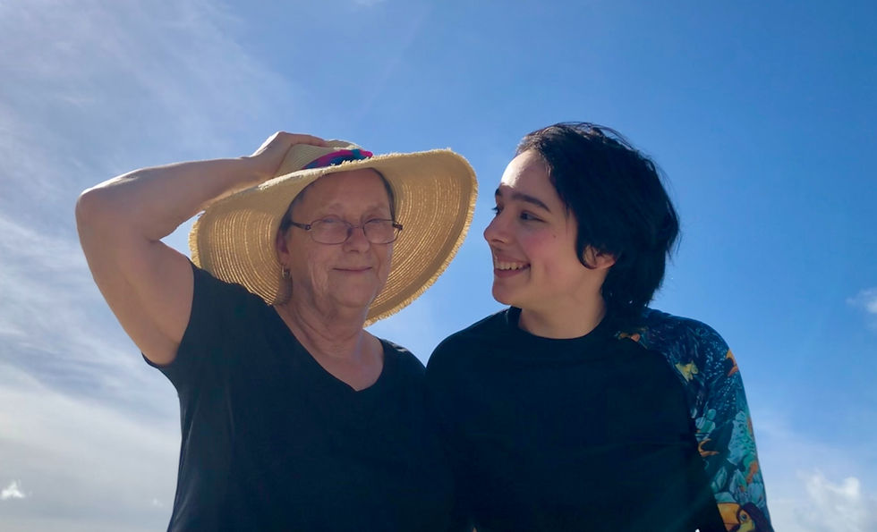 Grandma Lynda and Etta