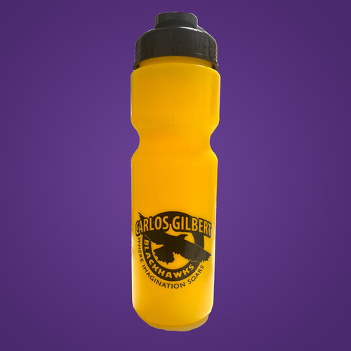Bike Water Bottle 28oz with flip lid Carlos Gilbert PTK