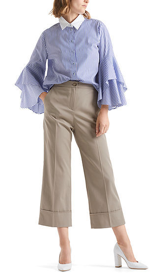 Miniature : Chemisier très féminin en coton rayé MARC CAIN