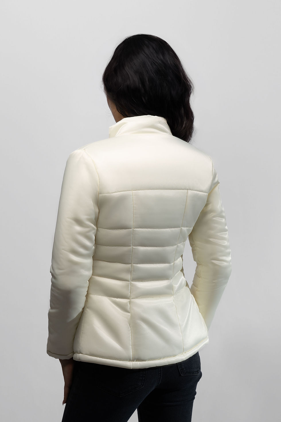 Thumbnail: Cream Puffer jacket