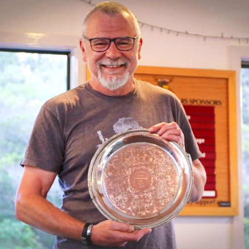 Person gets a plate with a pattern on it