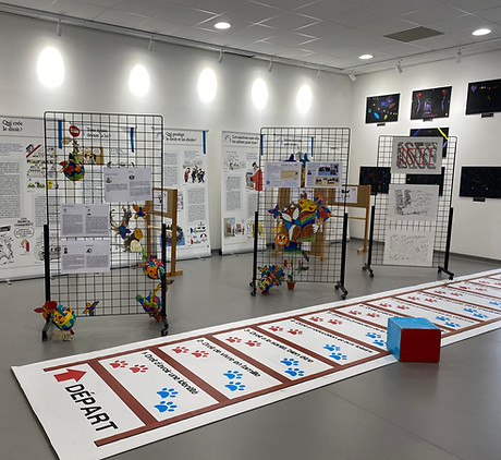 Exposition à la médiathèque de Saint-Denis 974