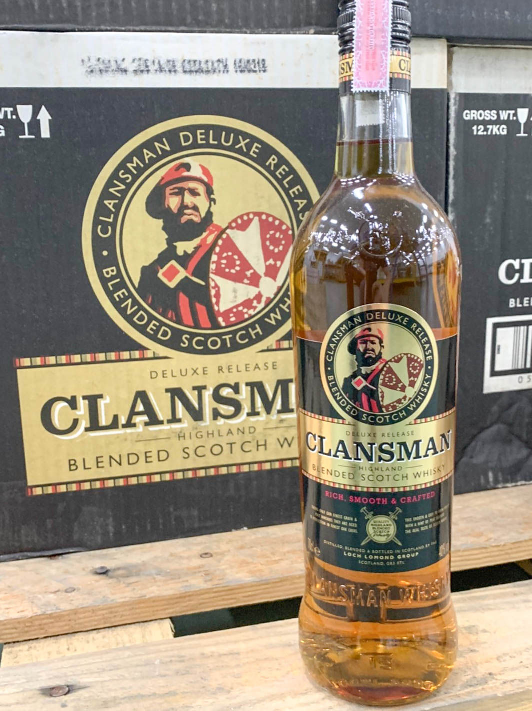 Clansman Blended Whisky 700ml.