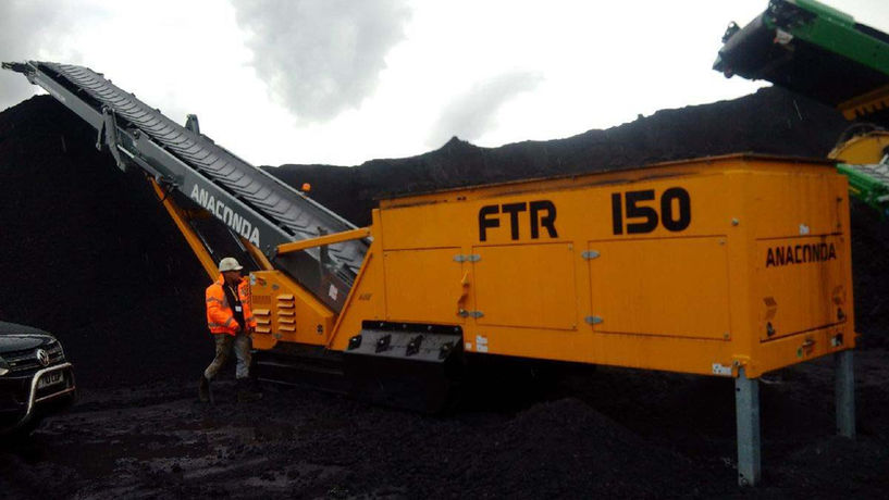 Anaconda FTR 150 Feeder Stacker up close