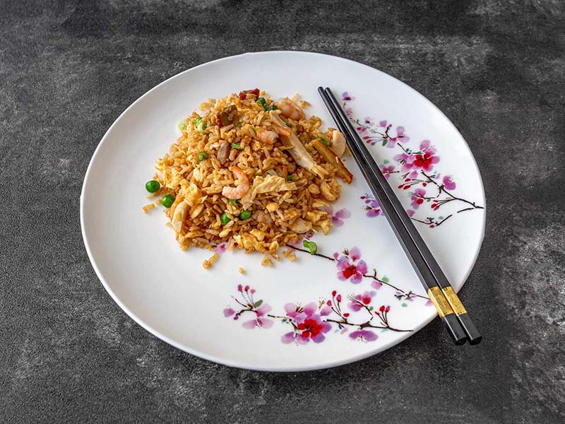 Arranged Food and Objects