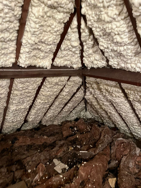 Open Cell Spray Foam Removal