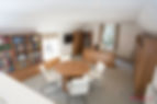 Home office with table and chairs