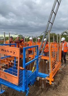 Construction workers on-site