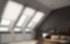 white Velux blinds