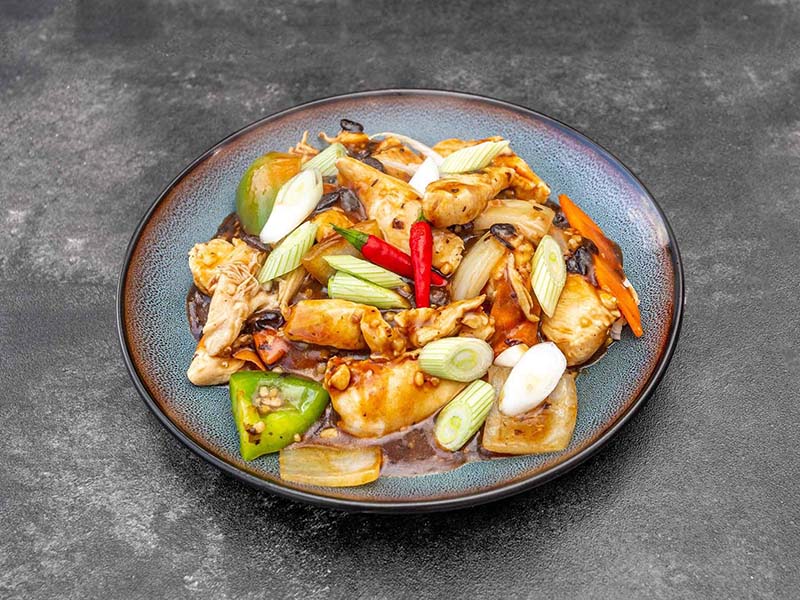 Arranged Food and Objects