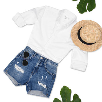 Flat lay photo of clothing