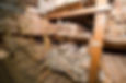 Timber products in a warehouse