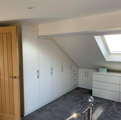 Fitted storage in an awkward space