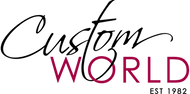 Custom World logo