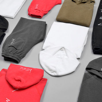 Flat lay photo of clothing