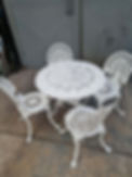 aurora powder coating refinished patio furniture