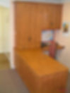 Work area and cupboards