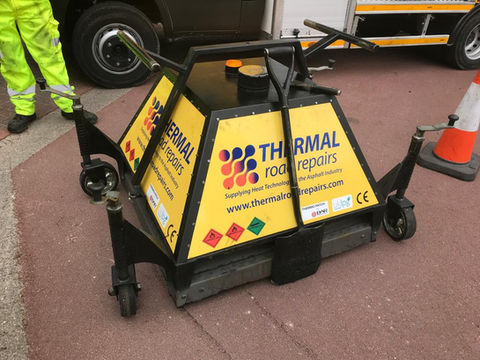 1m by 1m thermal road heater