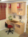 Home office work surface and storage units