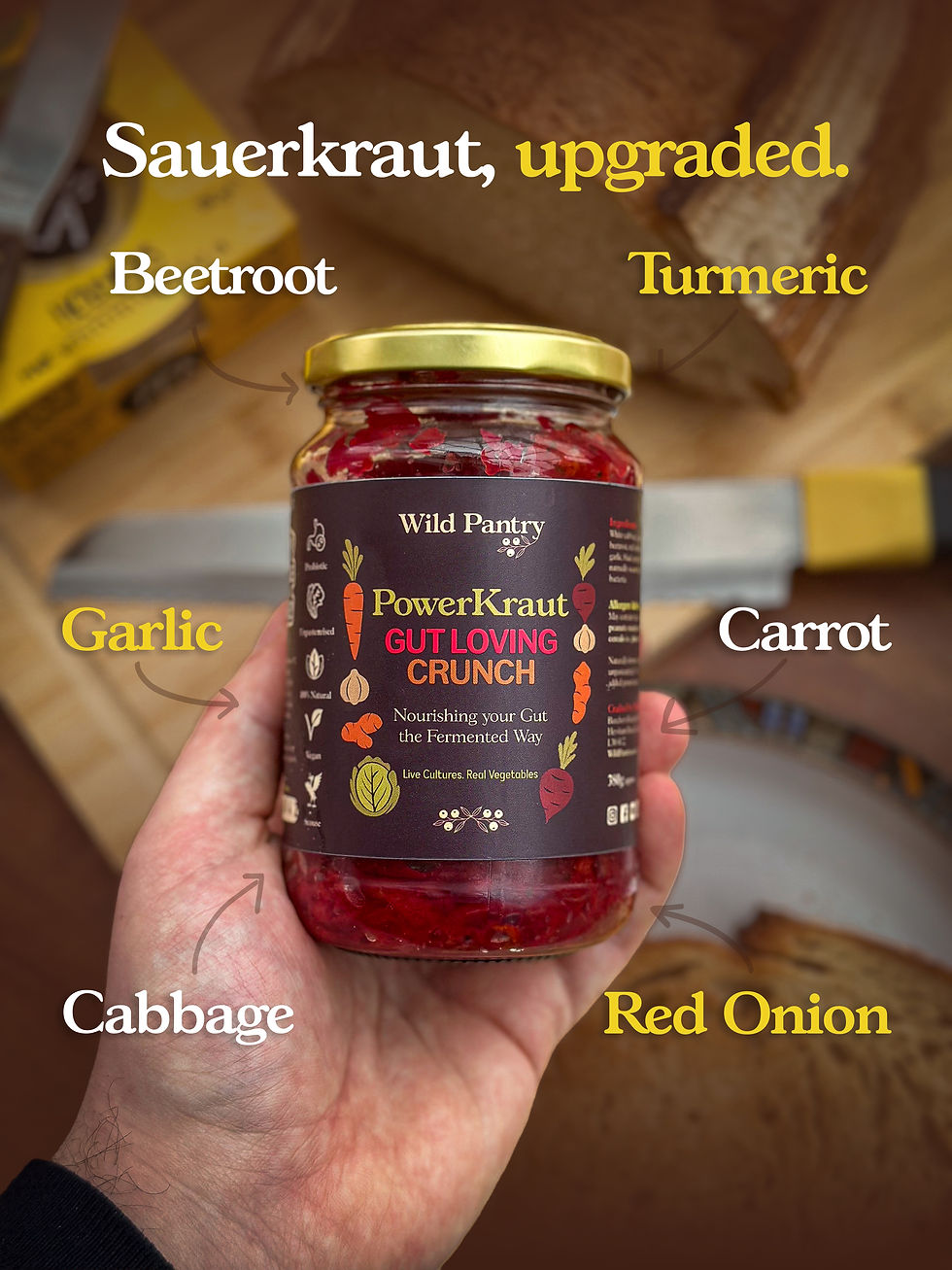 PowerKraut... sauerkraut upgraded.