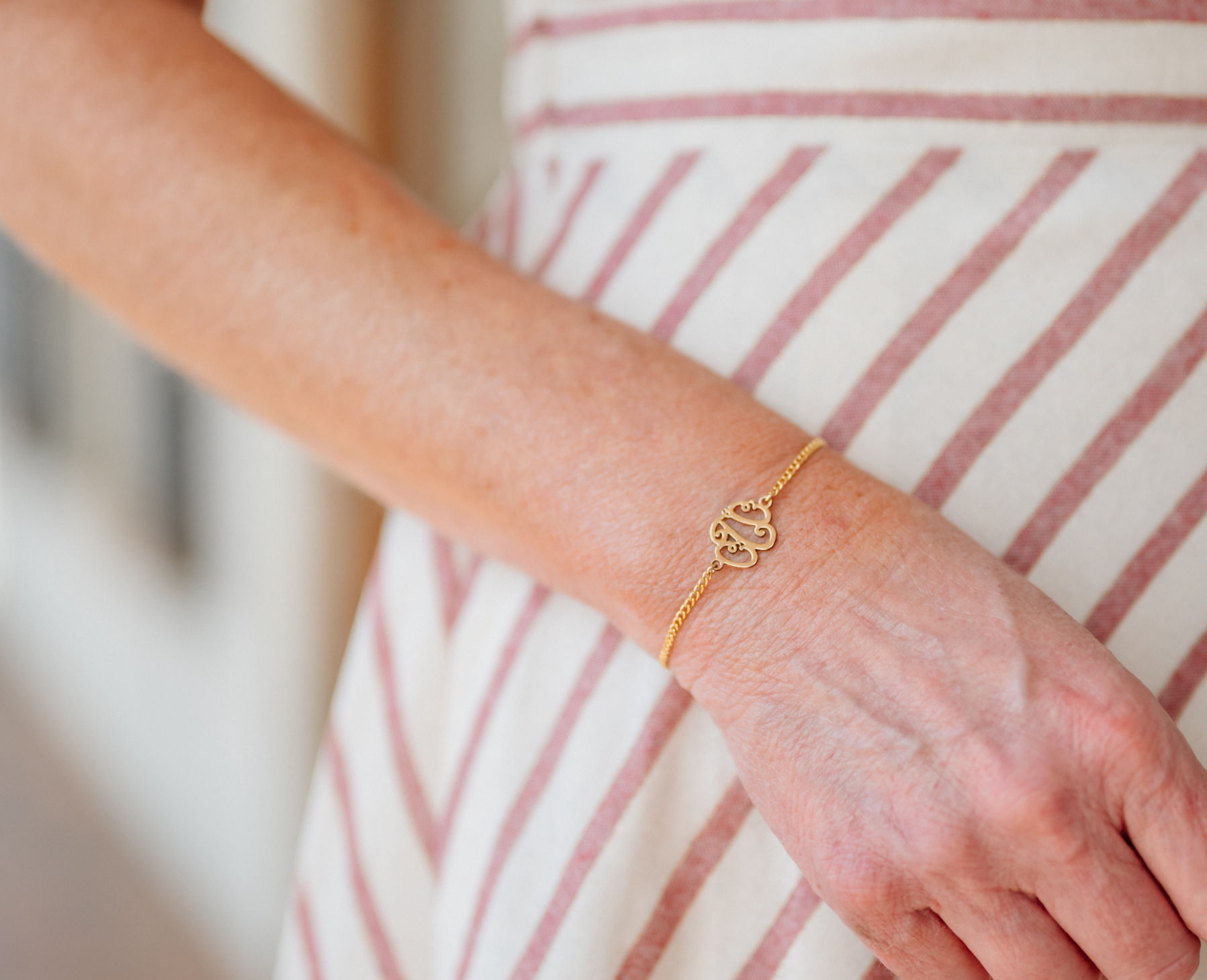 Graceful Initial Bracelet Collection