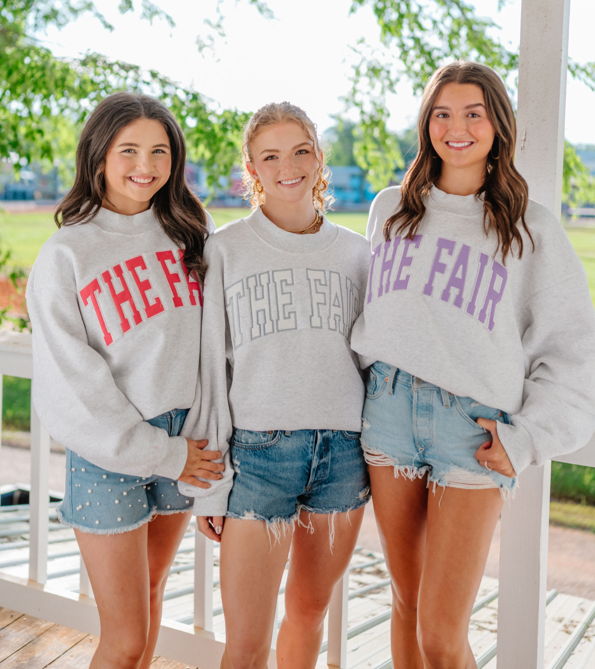 Mock Neck Sweatshirt Grey