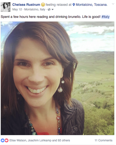 Chelsea in Montalcino, Italy