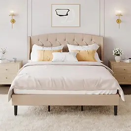 Basic Wingback Bed Frame.webp
