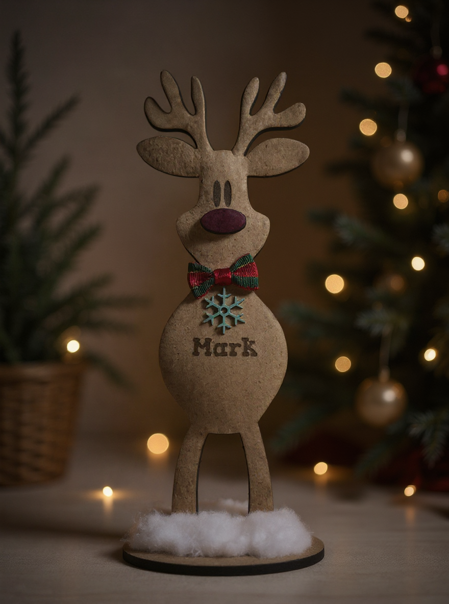 Place Holder Reindeer - Personalised