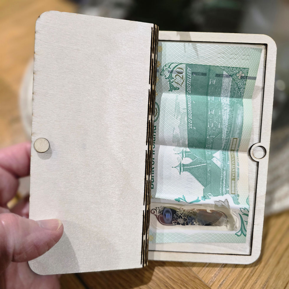 Thumbnail: Happy 60th Birthday - Laser Cut Book Style Money Holder
