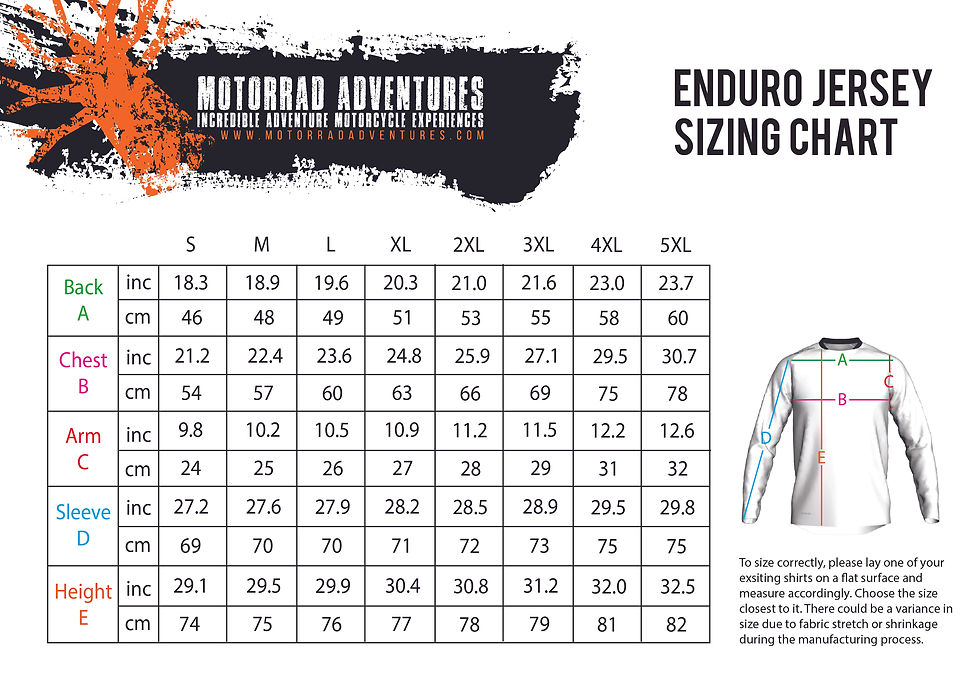 Thumbnail: MX Enduro Sizing Chart