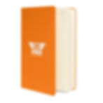 Thumbnail: PWD White Logo Hardcover bound notebook