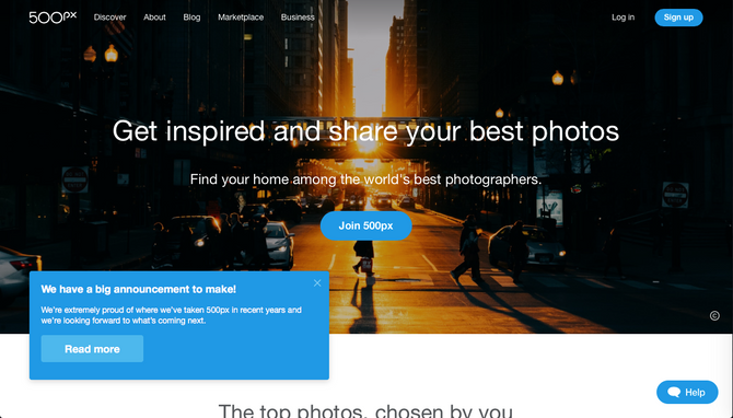 500PX is acquired. Be mindful.